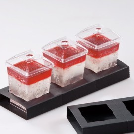 Прозрачна чаша "Квадрат - 100мл" 10бр.