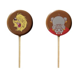 Напечатана форма за шоколад с трансфер "Близалки-Животни"