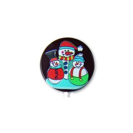 Напечатана форма за шоколад с трансфер "Близалки Коледа"