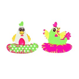 Напечатана форма за шоколад с трансфер "Кокошки"