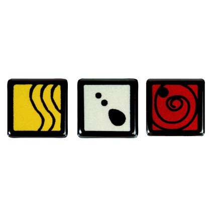 Напечатана форма за шоколад с трансфер "Квадрати"