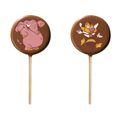 Напечатана форма за шоколад с трансфер "Близалки-Животни"