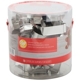 Комплект метални кутери "Коледа" - 18 елемента