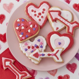 Комплект метални кутери "Свети Валентин" - 3 елемента