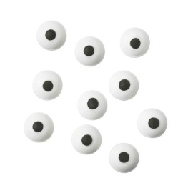 Захарна декорация - "Очи 10мм" - 10 броя