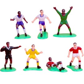 Комплект футболисти с две врати и съдия