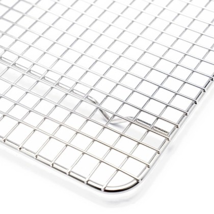 Метална решетка за заливане и охлаждане 30x21,5см - на квадратчета 1х1см