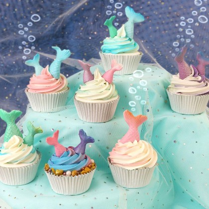 Пластмасов калъп "Опашка на русалка" - 2 елемента