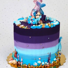 Пластмасов калъп "Опашка на русалка" - 2 елемента