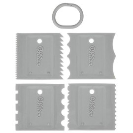 Комплект гребенчета за декорация и релеф - 4 елемента