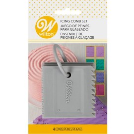 Комплект гребенчета за декорация и релеф - 4 елемента