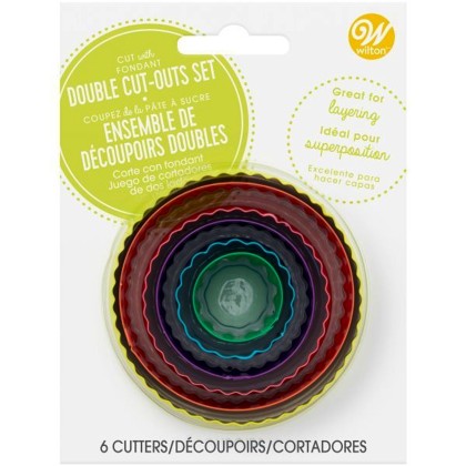 Комплект двустранни кутери "Кръг" - 6 елемента