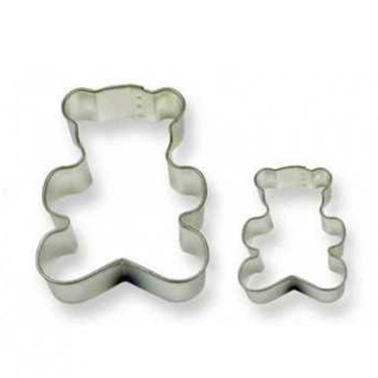 Комплект метални кутери Мече - 2 елемента