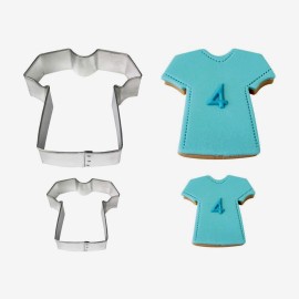 Комплект метални кутери Тениска - 2 елемента