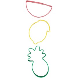 Комплект метални кутери "Ананас, диня, лимон"