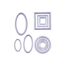 Комплект кутери "Геометрични форми" - 10 елемента