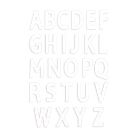 Шаблони за торта "Букви h19 см" - 26 елемента