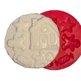 Силиконов калъп "Коледна къща и замък"