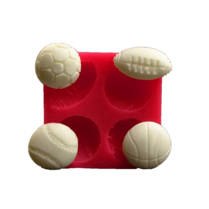 Силиконов калъп "4 модела топки"