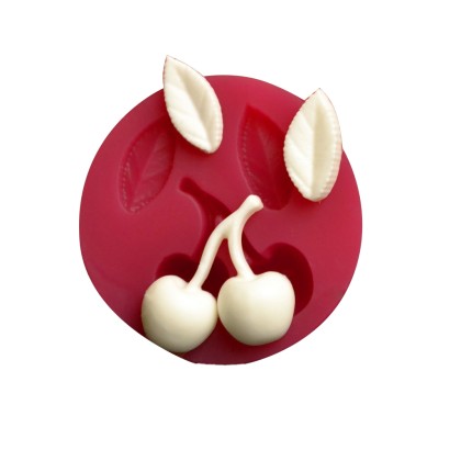 Силиконов калъп "Две череши"