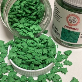 Захарна поръска "Елхи" - зелени - 35гр