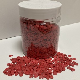 Захарна поръска Сърца" - червени - 350гр