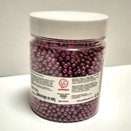 Захарна поръска "Перли" 5мм - лилави - 500гр