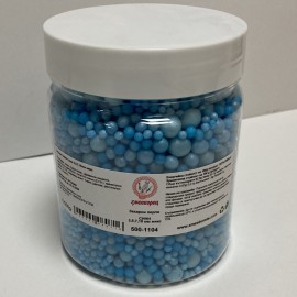 Захарна поръска "Перли" микс - сини - 500гр