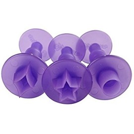 Комплект кутери с ежектор "Кръг, ромб и звезда" - 3 елемента