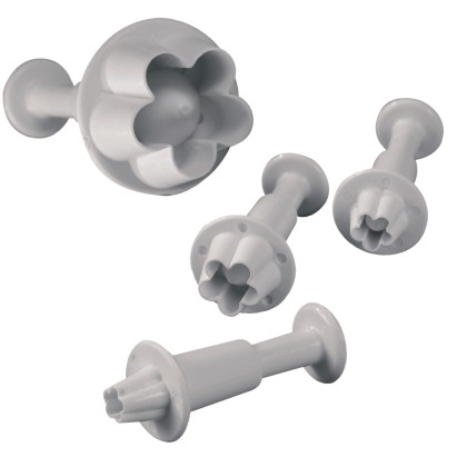 Комплект кутери с ежектор "Цвете" - 4 елемента малки