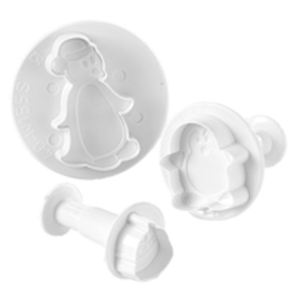 Комплект кутери с ежектор "Пингвини" - 3 елемента