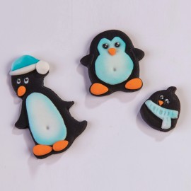 Комплект кутери с ежектор "Пингвини" - 3 елемента