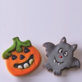 Комплект кутери с ежектор "Прилеп и тиква" - 2 елемента