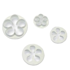 Комплект кутери "Цветно цвете" - 4 елемента