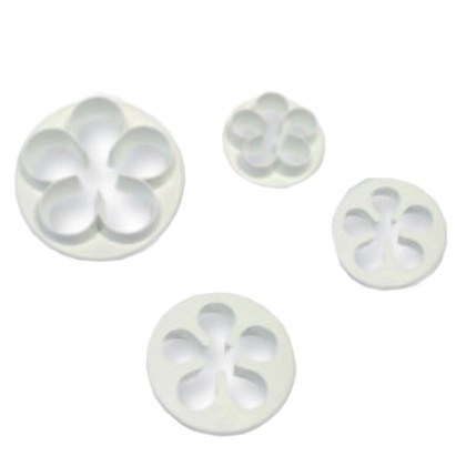 Комплект кутери "Цветно цвете" - 4 елемента