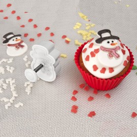 Комплект кутери с ежектор "Коледна тема" - 4 елемента