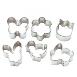 Комплект метални кутери "Великден" - 6 елемента