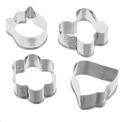 Комплект метални кутери "Пролетни форми" - 4 елемента