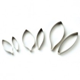 Комплект метални кутери "Лилиум" - 6 елемента