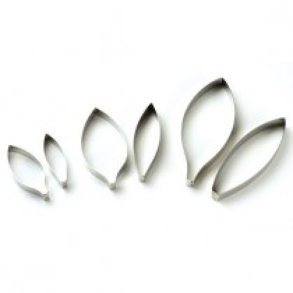 Комплект метални кутери "Лилиум" - 6 елемента