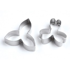 Комплект метални кутери "Кокиче" - 2 елемента