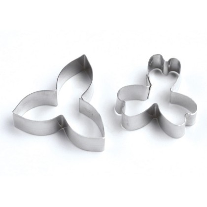 Комплект метални кутери "Кокиче" - 2 елемента