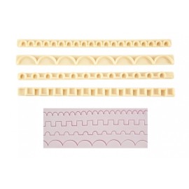 Комплект кутери за дантела FMM (сет 3) - 4 елемента