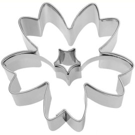 Метален кутер "Цвете с ринг"