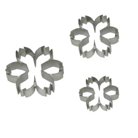 Комплект метални кутери бенисон "Фантазия" - 3 елемента