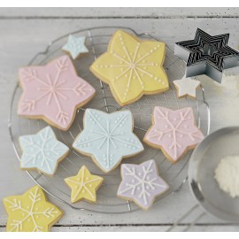 Комплект метални кутери "Звезда блъча" - 7 елемента