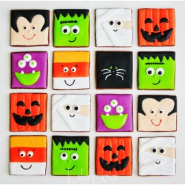 Комплект метални кутери Квадрат 7 елемента