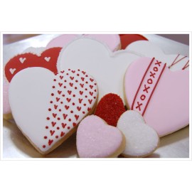 Комплект метални кутери "Сърце" - 7 елемента