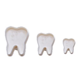 Комплект кутери с ежектор "Бебешко зъбче" - 3 елемента