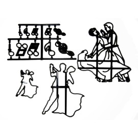 Кутер пачуърк "Танцуваща двойка"